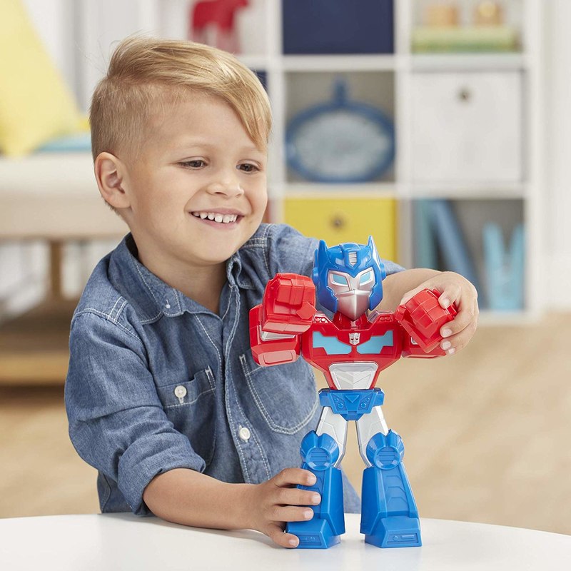 Mega Mighties Optimus Prime Joins the Rescue Bots Academy Party